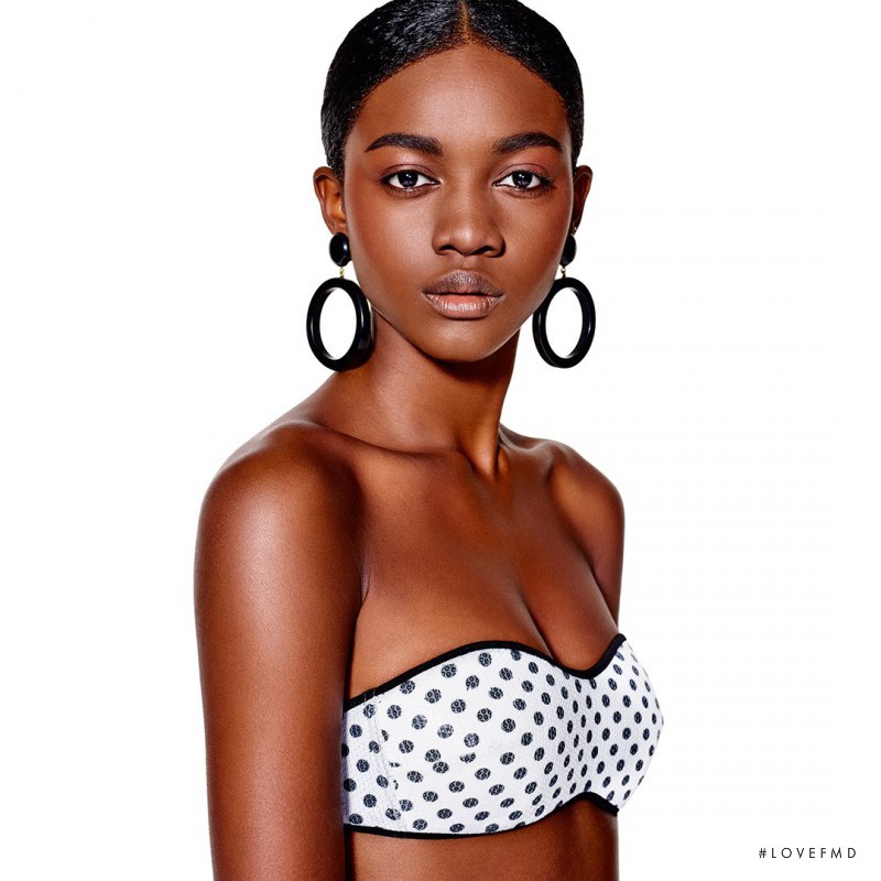 Zuri Tibby featured in  the Undercolors of Benetton Beachwear catalogue for Summer 2016