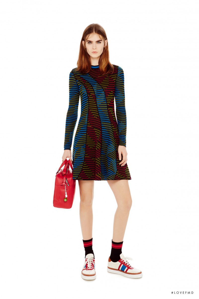 Sandra Schmidt featured in  the M Missoni fashion show for Pre-Fall 2016
