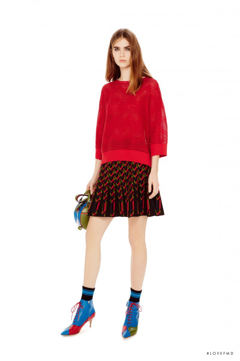 Sandra Schmidt featured in  the M Missoni fashion show for Pre-Fall 2016