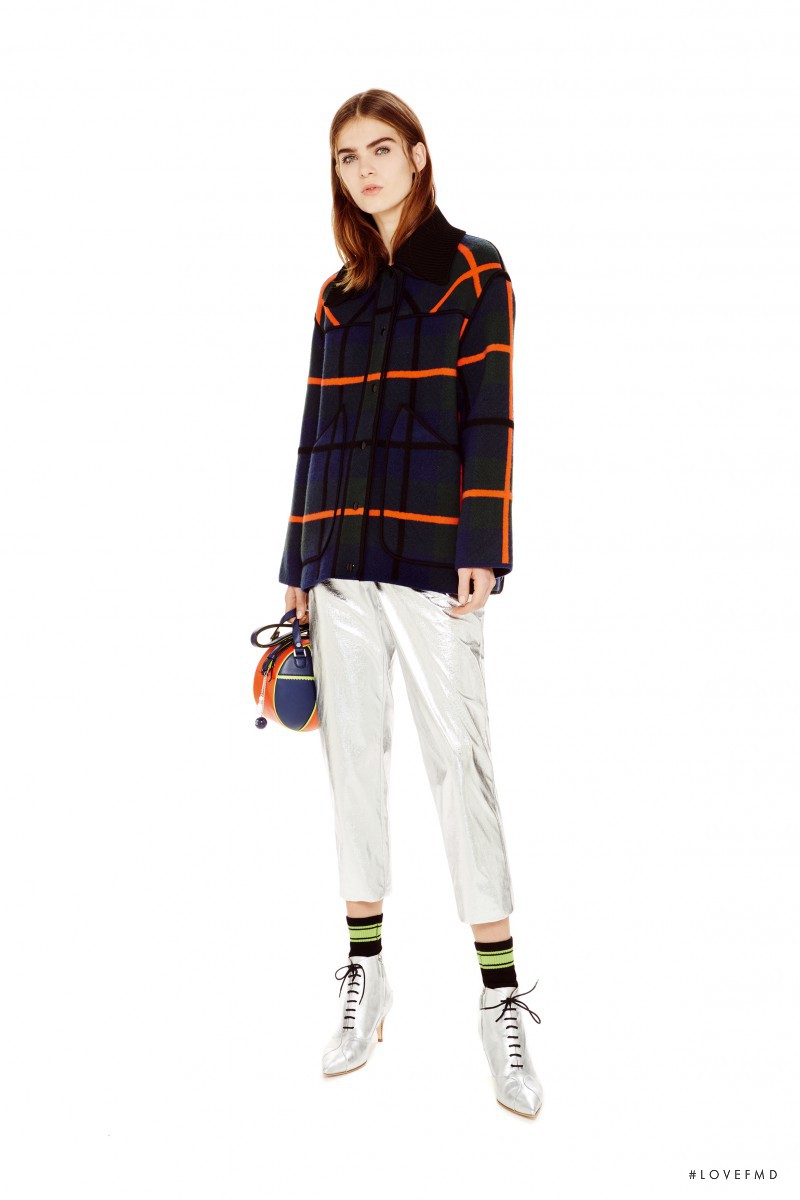 Sandra Schmidt featured in  the M Missoni fashion show for Pre-Fall 2016