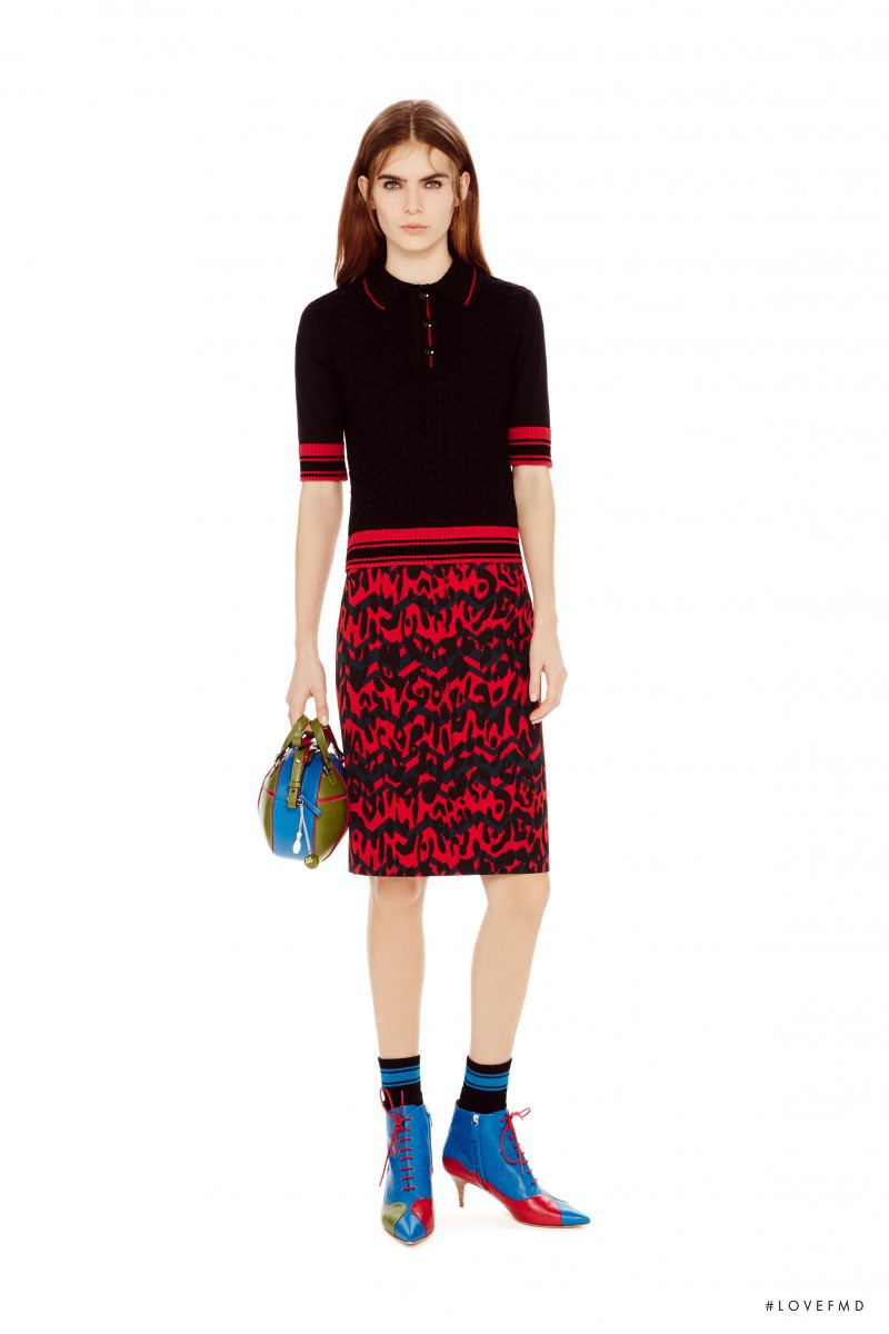 Sandra Schmidt featured in  the M Missoni fashion show for Pre-Fall 2016