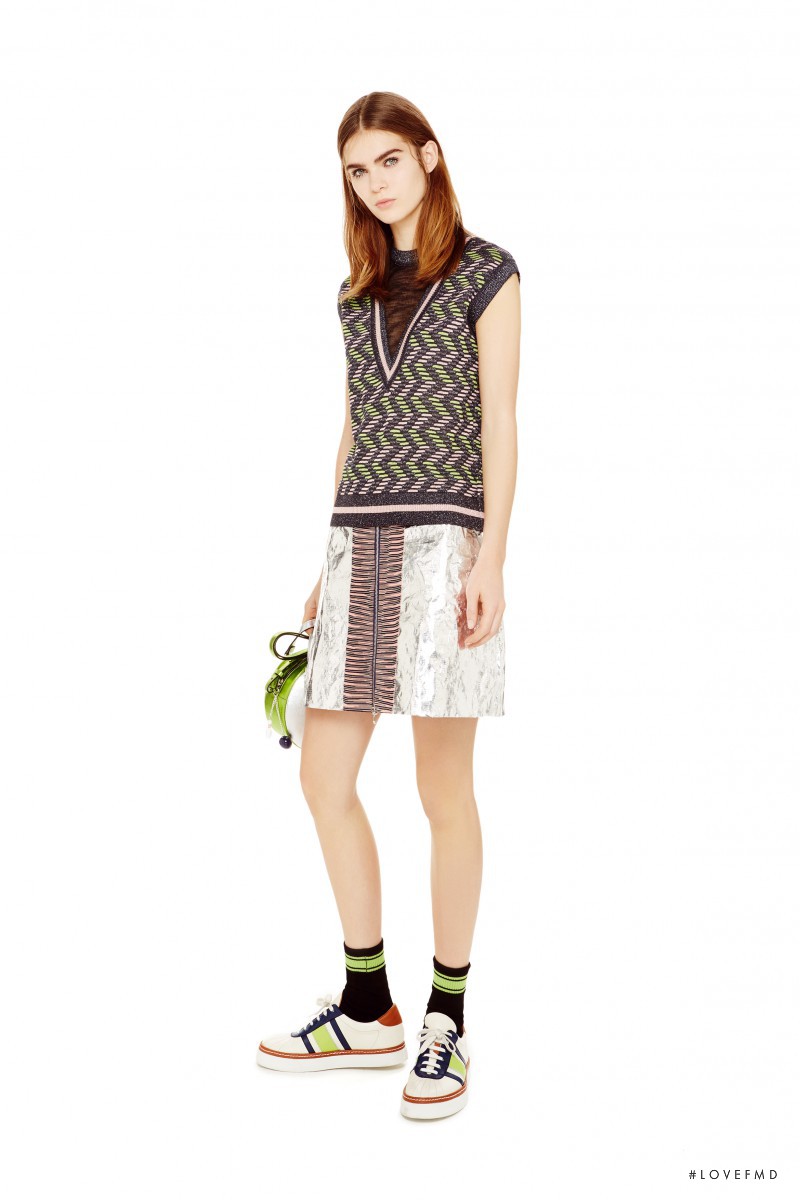 Sandra Schmidt featured in  the M Missoni fashion show for Pre-Fall 2016