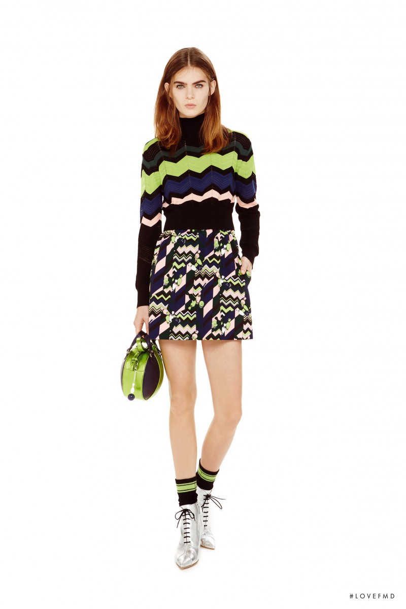 Sandra Schmidt featured in  the M Missoni fashion show for Pre-Fall 2016