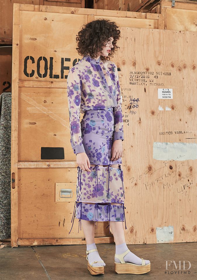 Daisy Boote featured in  the Malene Oddershede Bach lookbook for Spring/Summer 2017