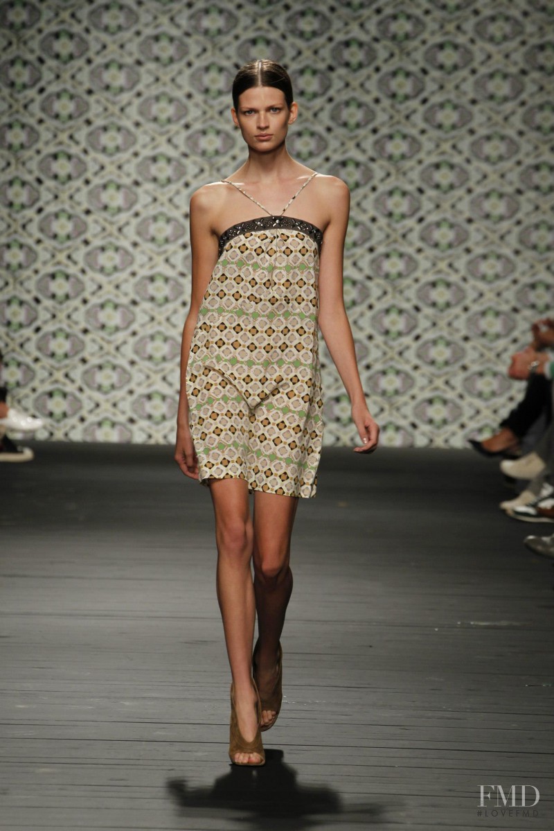 Bette Franke featured in  the Iceberg fashion show for Spring/Summer 2013