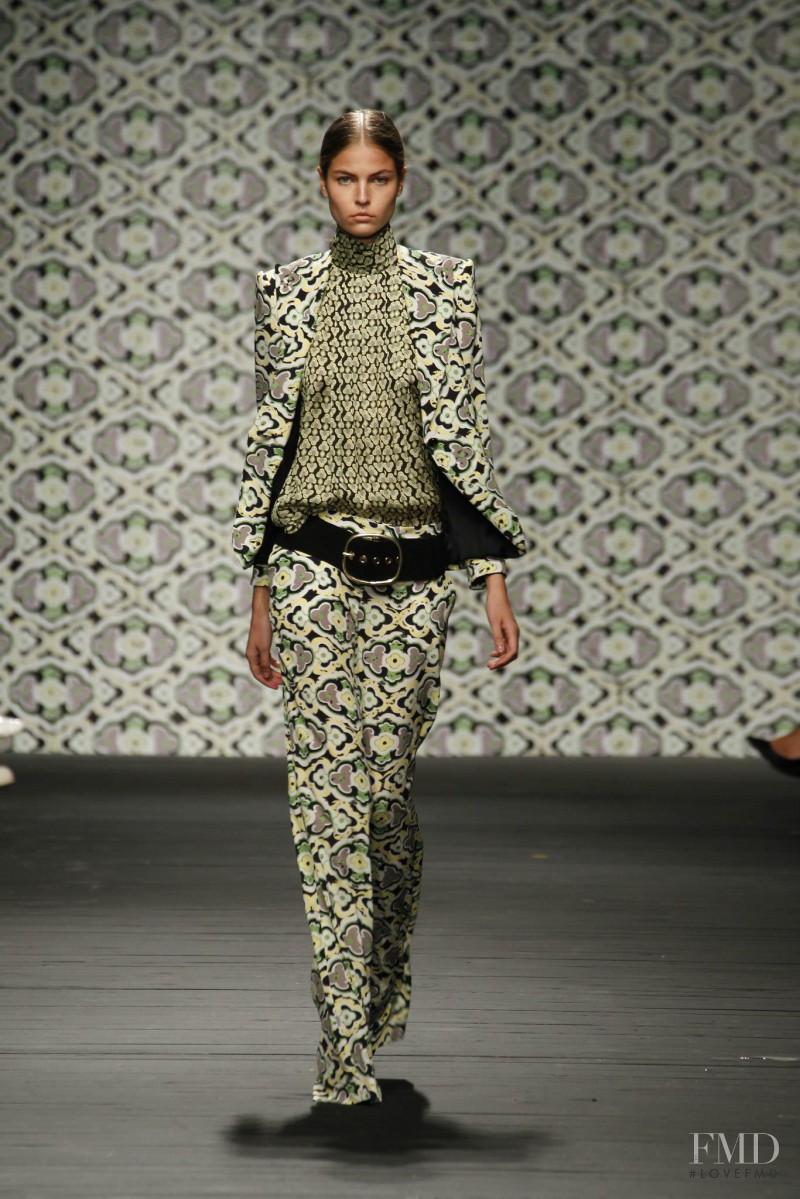 Lin Kjerulf featured in  the Iceberg fashion show for Spring/Summer 2013