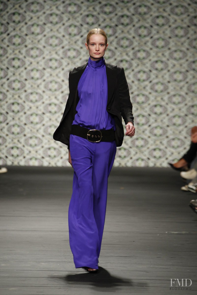 Maud Welzen featured in  the Iceberg fashion show for Spring/Summer 2013