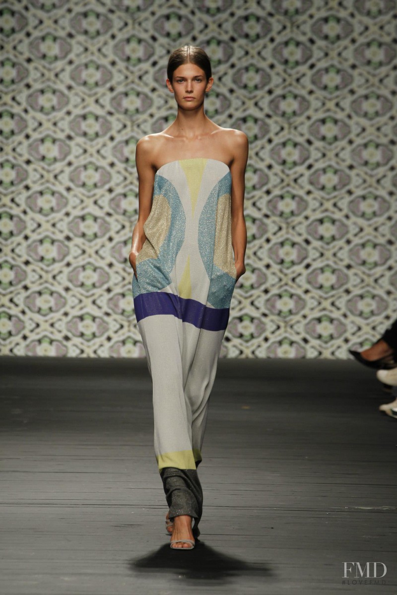 Kendra Spears featured in  the Iceberg fashion show for Spring/Summer 2013