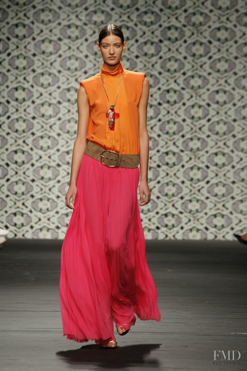 Marikka Juhler featured in  the Iceberg fashion show for Spring/Summer 2013