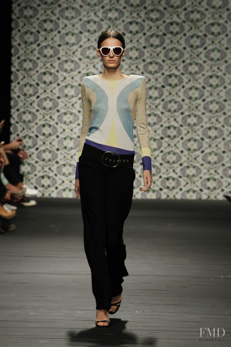 Erjona Ala featured in  the Iceberg fashion show for Spring/Summer 2013