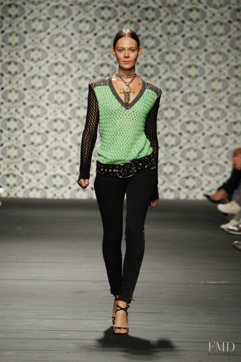 Kinga Rajzak featured in  the Iceberg fashion show for Spring/Summer 2013