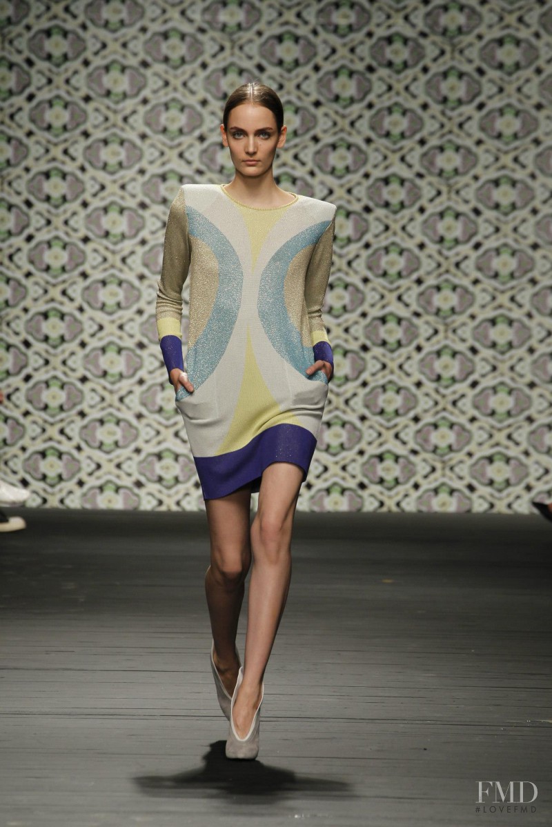Zuzanna Bijoch featured in  the Iceberg fashion show for Spring/Summer 2013