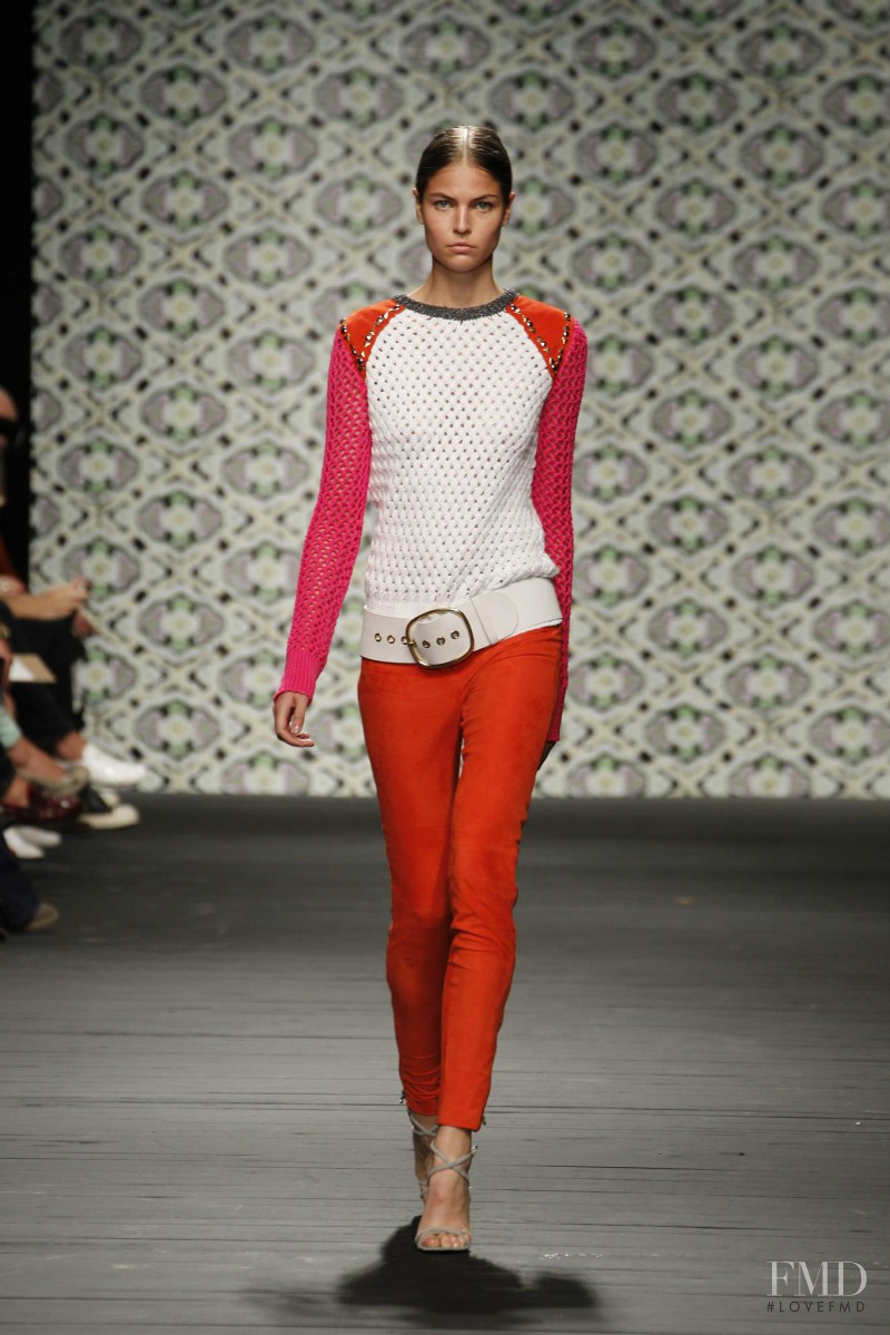 Lin Kjerulf featured in  the Iceberg fashion show for Spring/Summer 2013