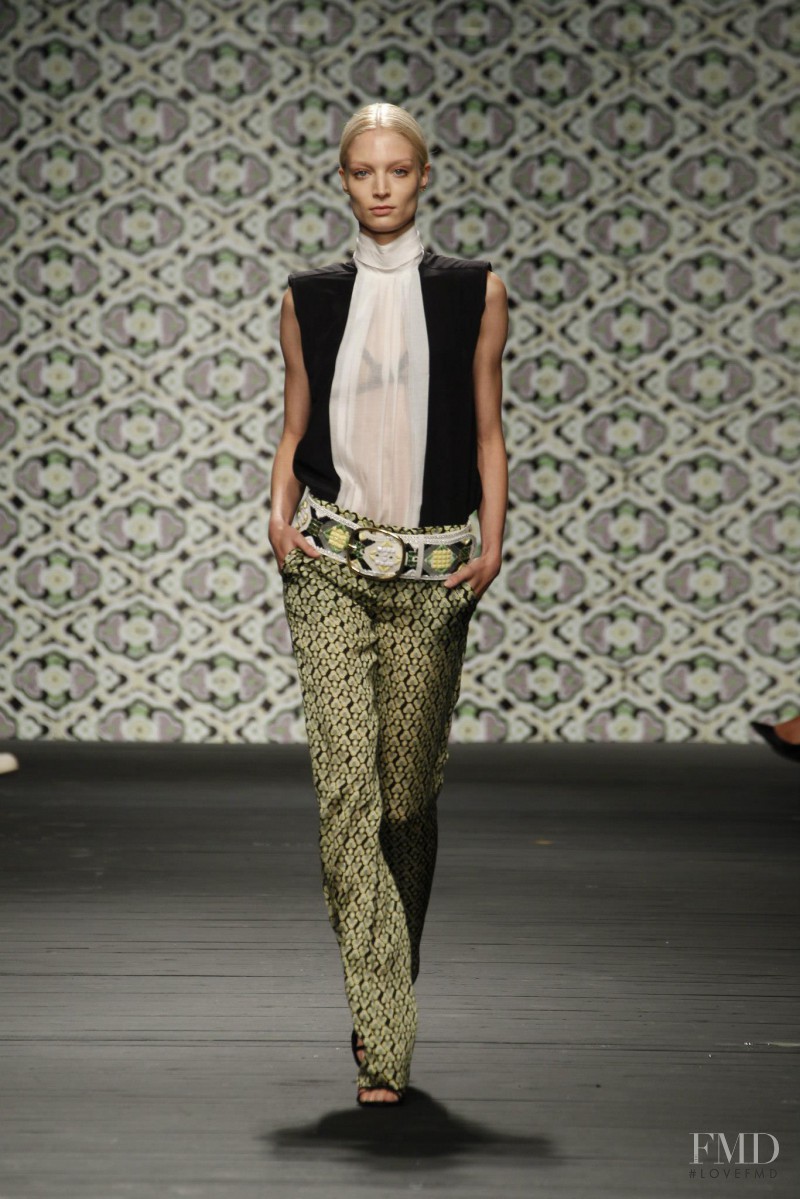 Melissa Tammerijn featured in  the Iceberg fashion show for Spring/Summer 2013