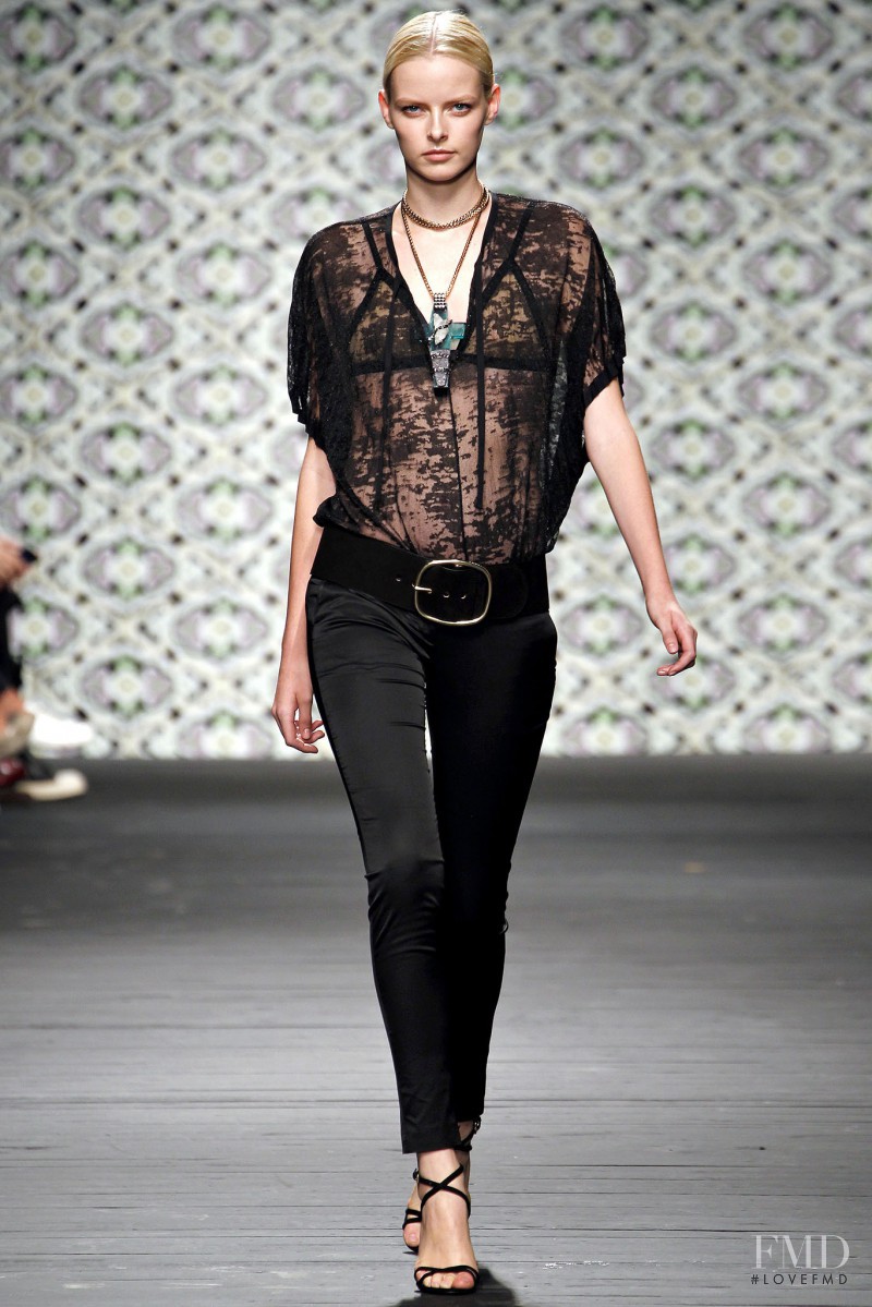 Elza Luijendijk Matiz featured in  the Iceberg fashion show for Spring/Summer 2013