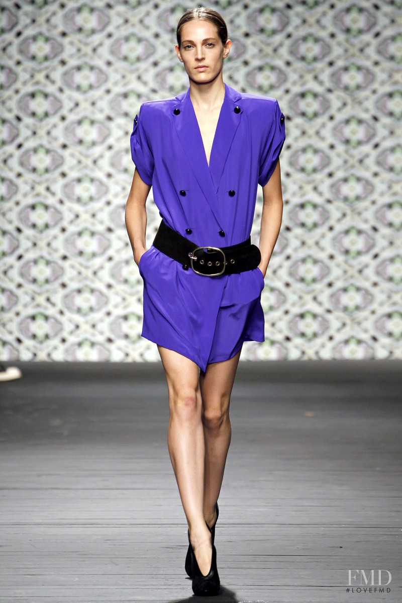 Othilia Simon featured in  the Iceberg fashion show for Spring/Summer 2013