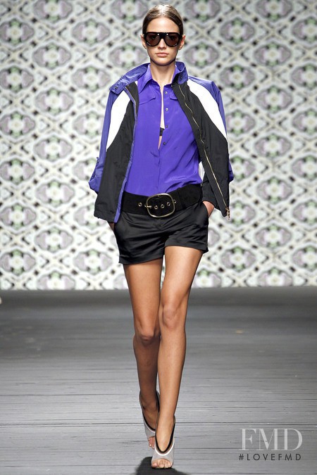Roberta Cardenio featured in  the Iceberg fashion show for Spring/Summer 2013