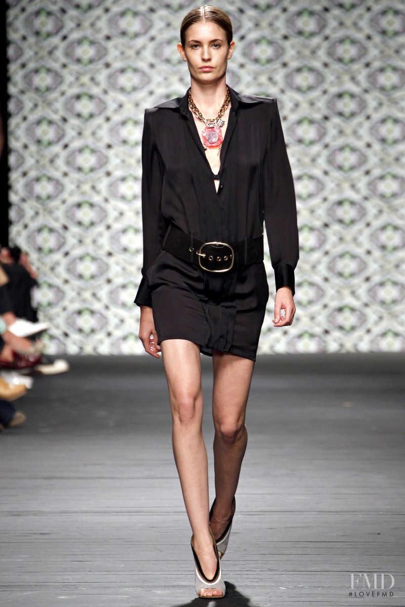 Nadja Bender featured in  the Iceberg fashion show for Spring/Summer 2013