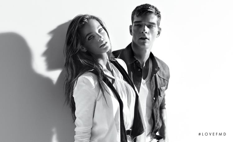 Barbara Palvin featured in  the Armani Exchange advertisement for Summer 2012