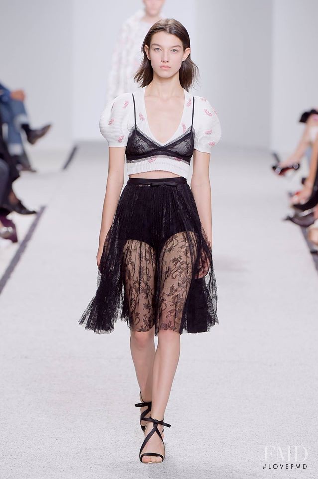McKenna Hellam featured in  the Giambattista Valli fashion show for Spring/Summer 2017