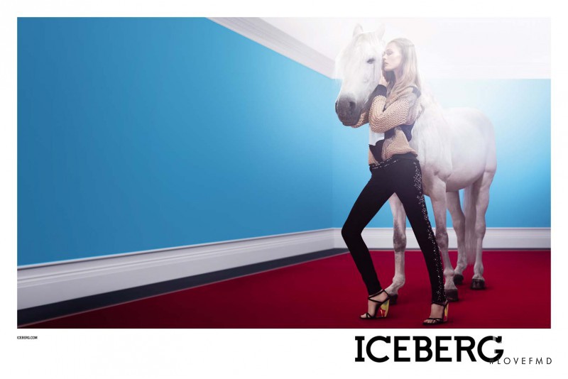Edita Vilkeviciute featured in  the Iceberg advertisement for Spring/Summer 2013