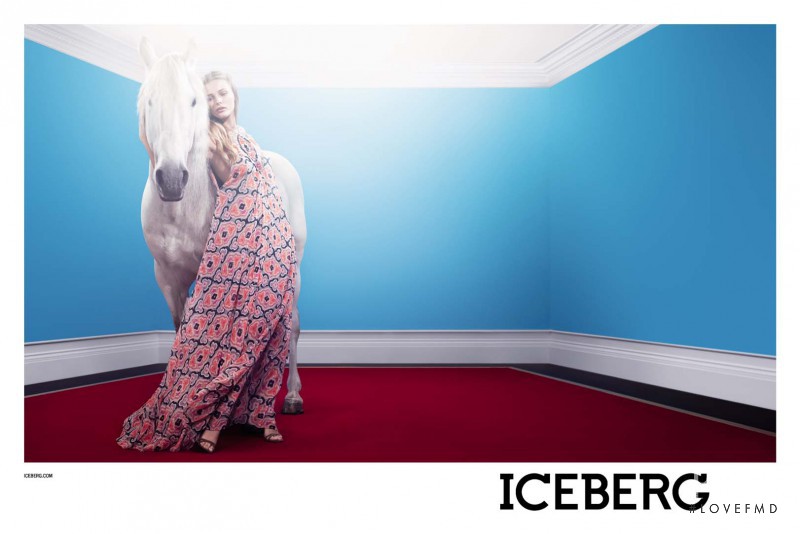 Edita Vilkeviciute featured in  the Iceberg advertisement for Spring/Summer 2013