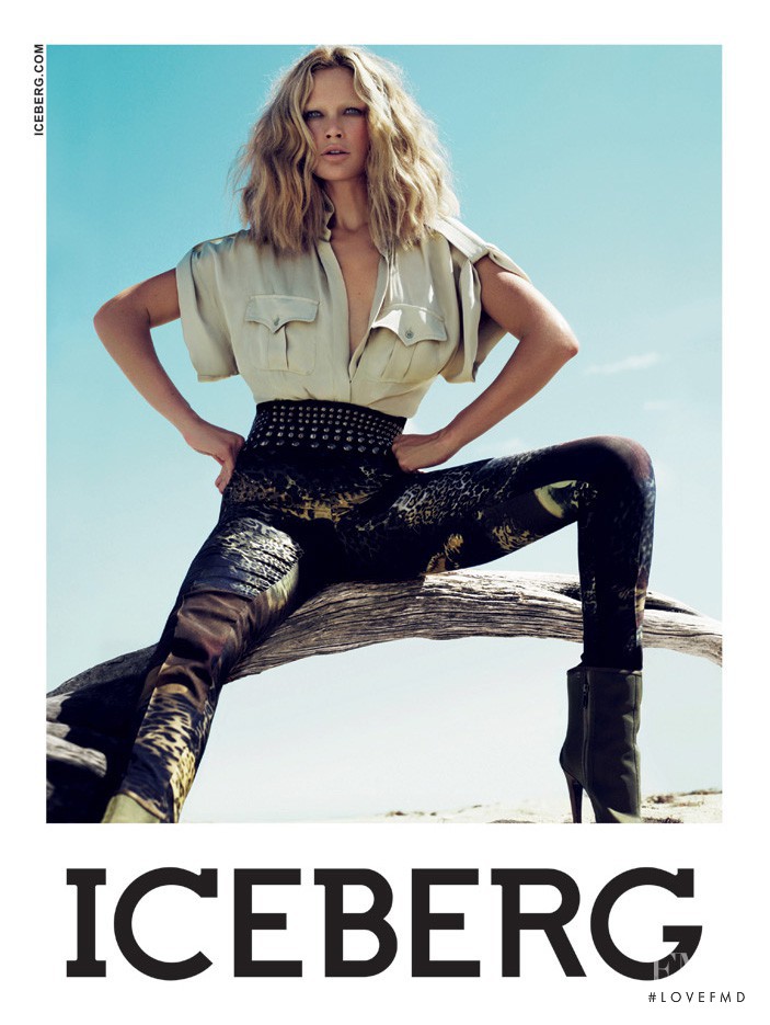 Carolyn Murphy featured in  the Iceberg advertisement for Spring/Summer 2010