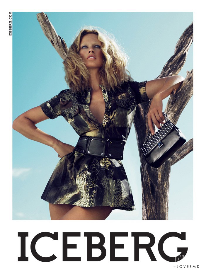 Carolyn Murphy featured in  the Iceberg advertisement for Spring/Summer 2010