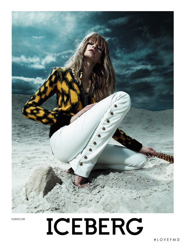 Edita Vilkeviciute featured in  the Iceberg advertisement for Autumn/Winter 2012