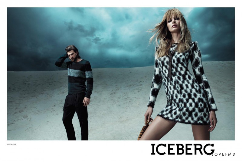 Edita Vilkeviciute featured in  the Iceberg advertisement for Autumn/Winter 2012