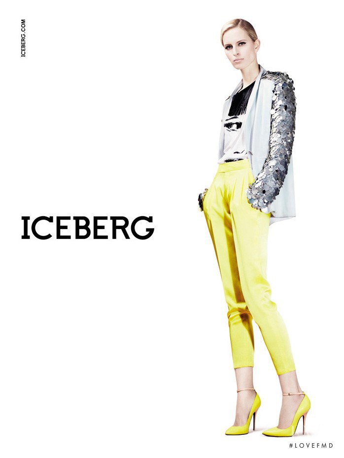 Karolina Kurkova featured in  the Iceberg advertisement for Spring/Summer 2012