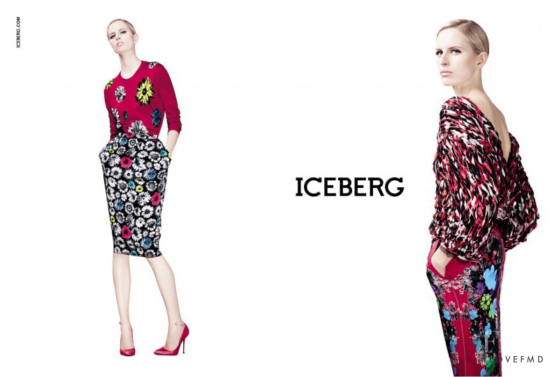 Karolina Kurkova featured in  the Iceberg advertisement for Spring/Summer 2012