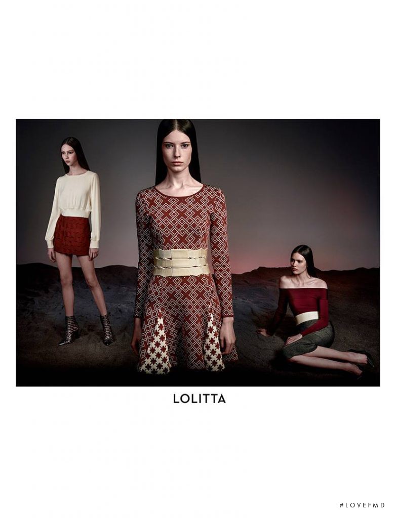Isabella Ridolfi featured in  the Lolitta advertisement for Autumn/Winter 2016