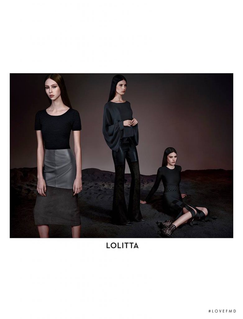 Isabella Ridolfi featured in  the Lolitta advertisement for Autumn/Winter 2016