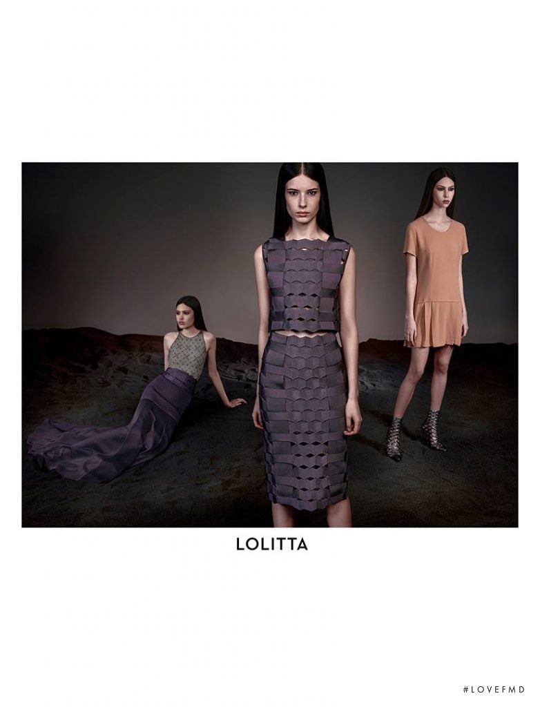 Isabella Ridolfi featured in  the Lolitta advertisement for Autumn/Winter 2016