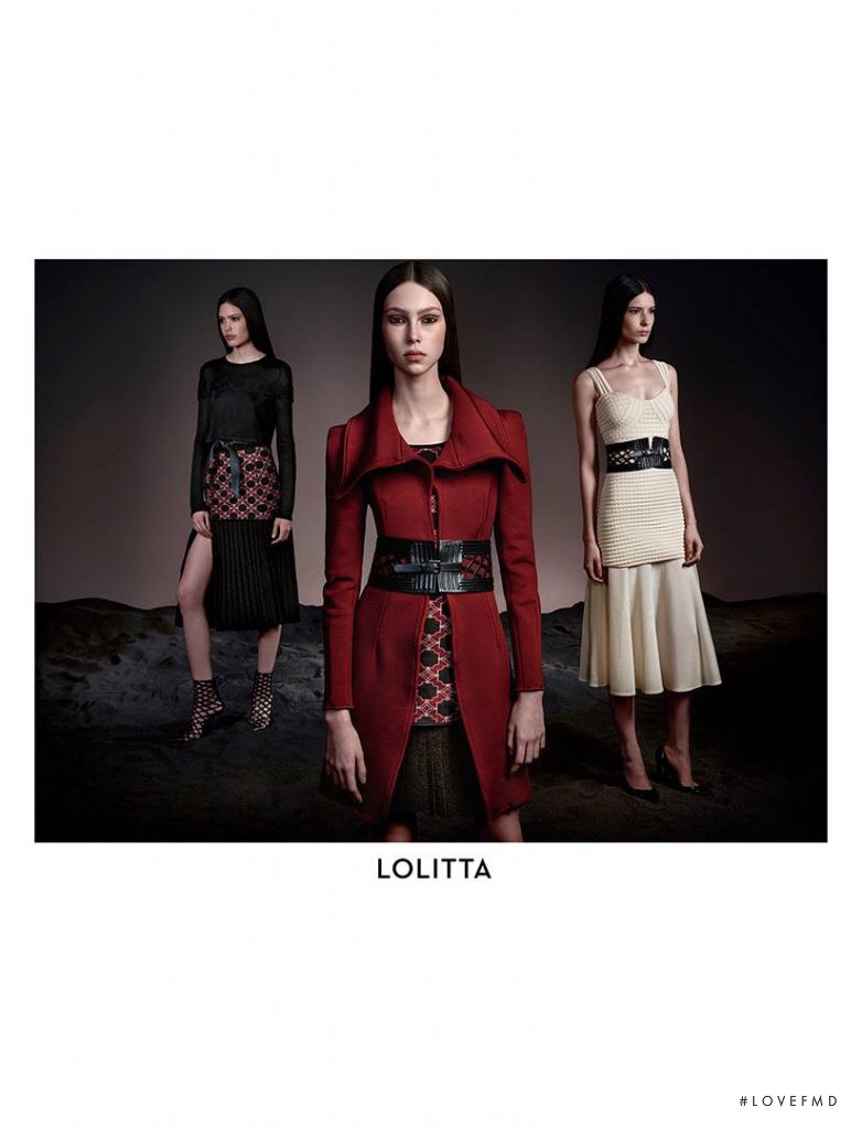 Isabella Ridolfi featured in  the Lolitta advertisement for Autumn/Winter 2016