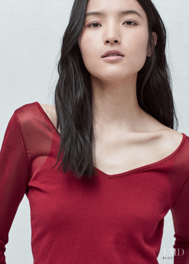 Luping Wang featured in  the Mango catalogue for Spring/Summer 2016