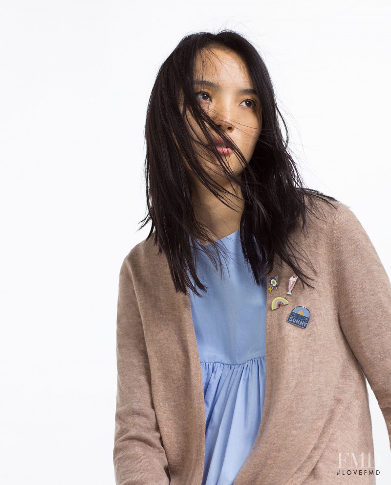 Luping Wang featured in  the Zara lookbook for Spring/Summer 2016