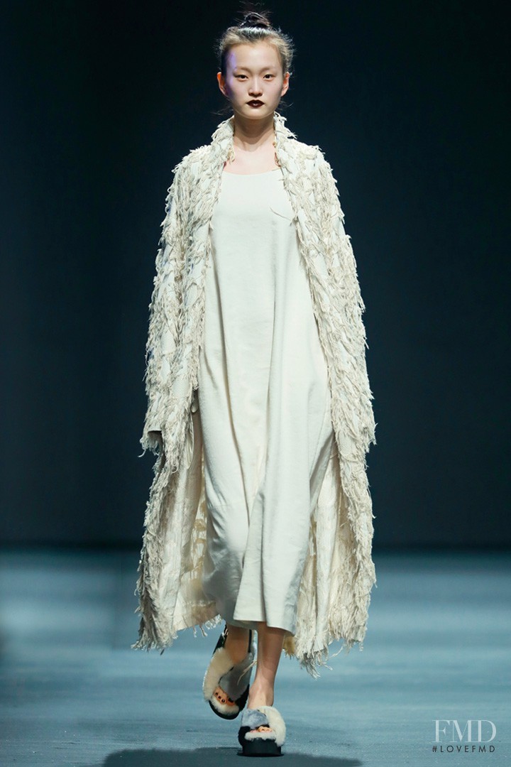 Wangy Xinyu featured in  the ZhuChongYun fashion show for Autumn/Winter 2016