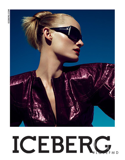 Amber Valletta featured in  the Iceberg advertisement for Spring/Summer 2009
