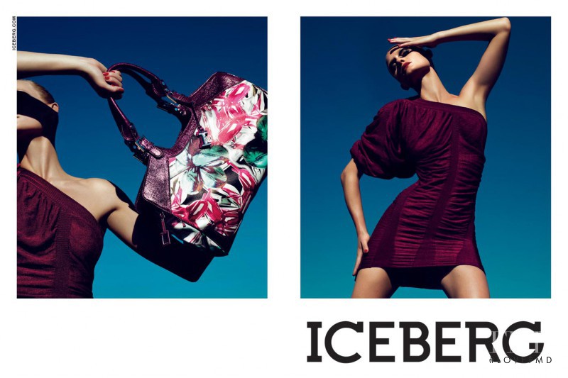 Amber Valletta featured in  the Iceberg advertisement for Spring/Summer 2009