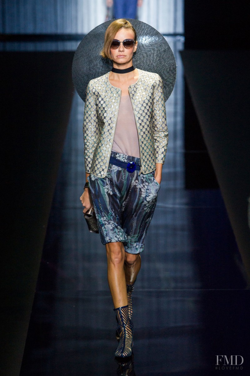 Phenelope Wulff featured in  the Giorgio Armani fashion show for Spring/Summer 2017
