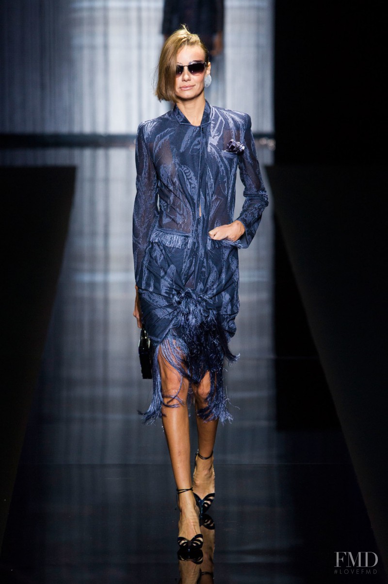 Phenelope Wulff featured in  the Giorgio Armani fashion show for Spring/Summer 2017