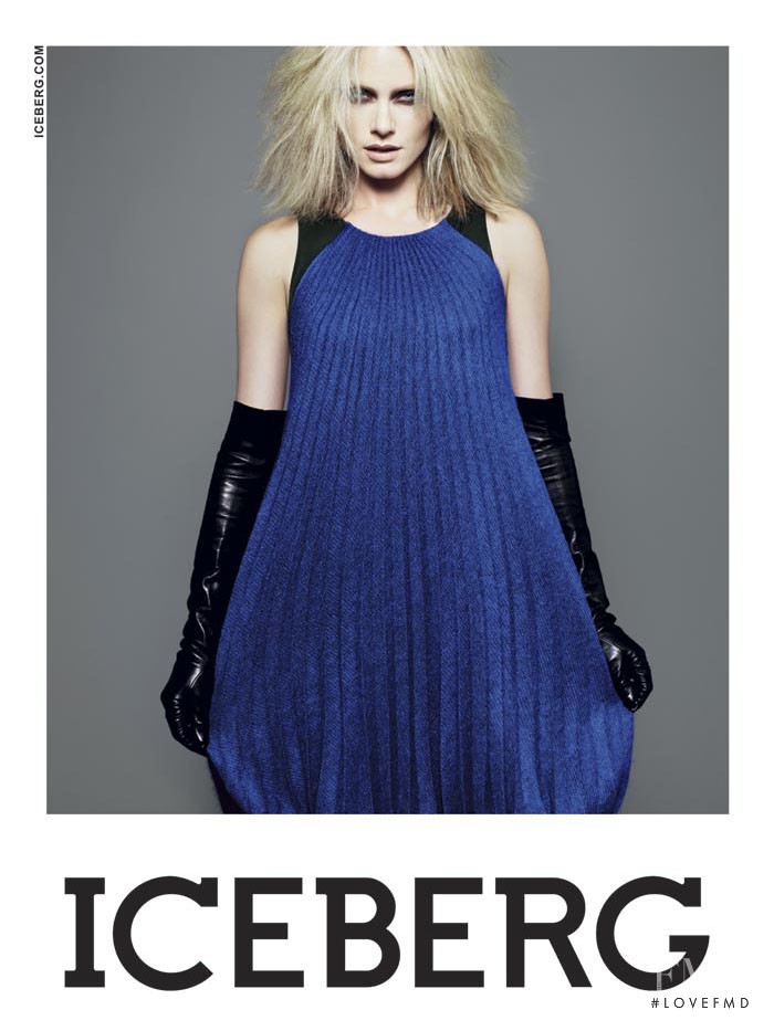 Amber Valletta featured in  the Iceberg advertisement for Autumn/Winter 2008