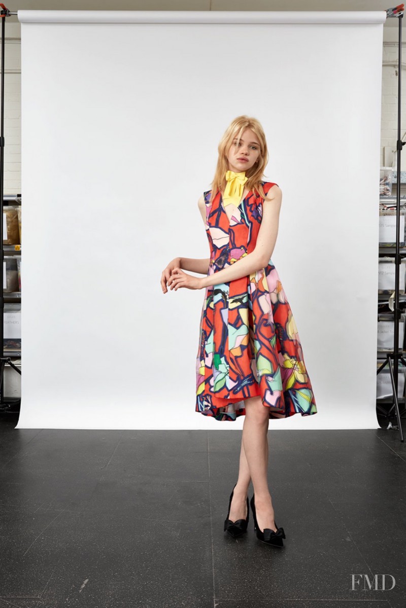 Stella Lucia featured in  the Giles fashion show for Resort 2016