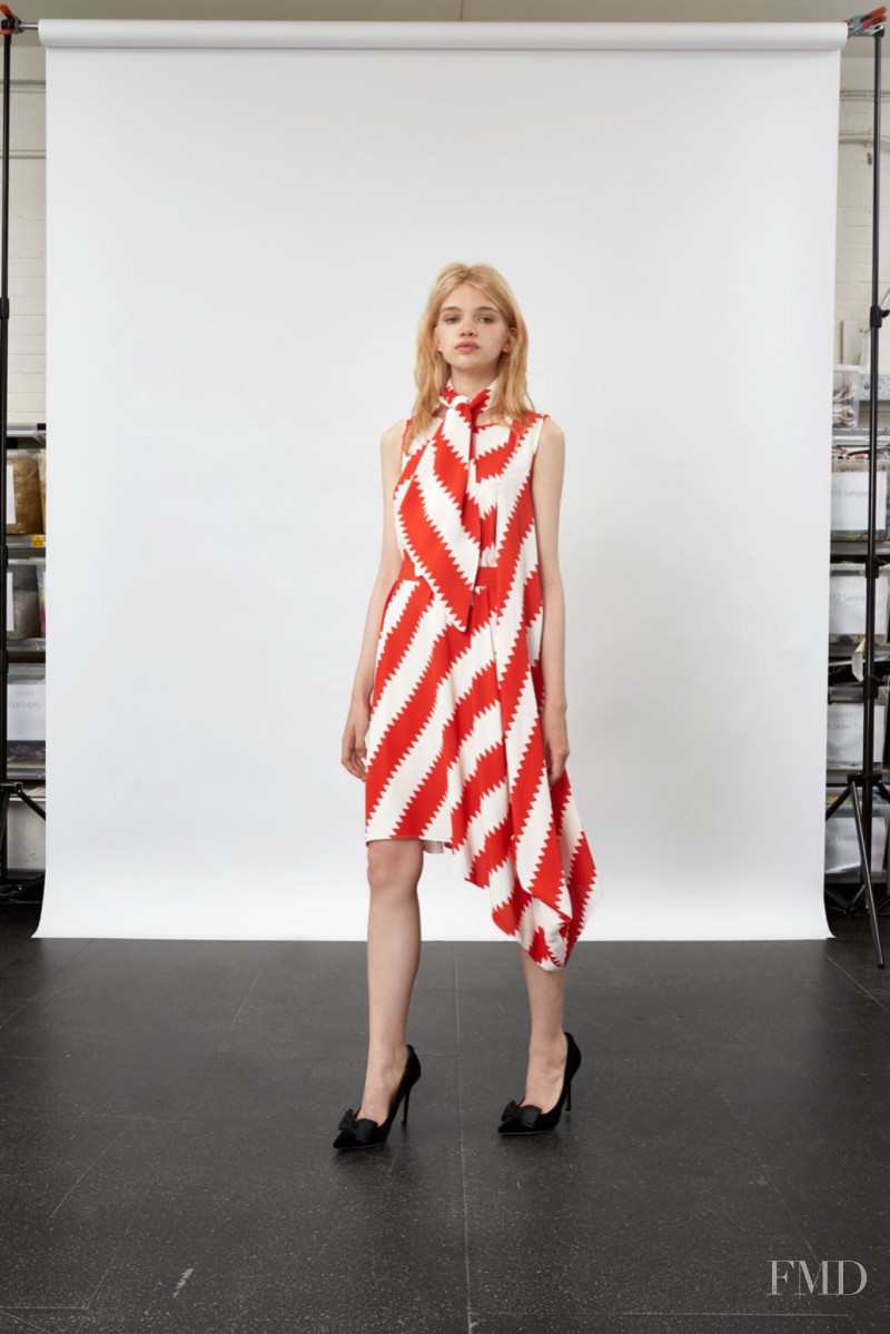 Stella Lucia featured in  the Giles fashion show for Resort 2016