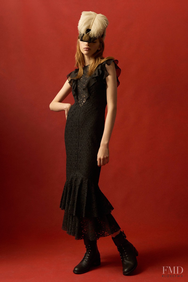 Stella Lucia featured in  the Philosophy di Lorenzo Serafini fashion show for Pre-Fall 2016