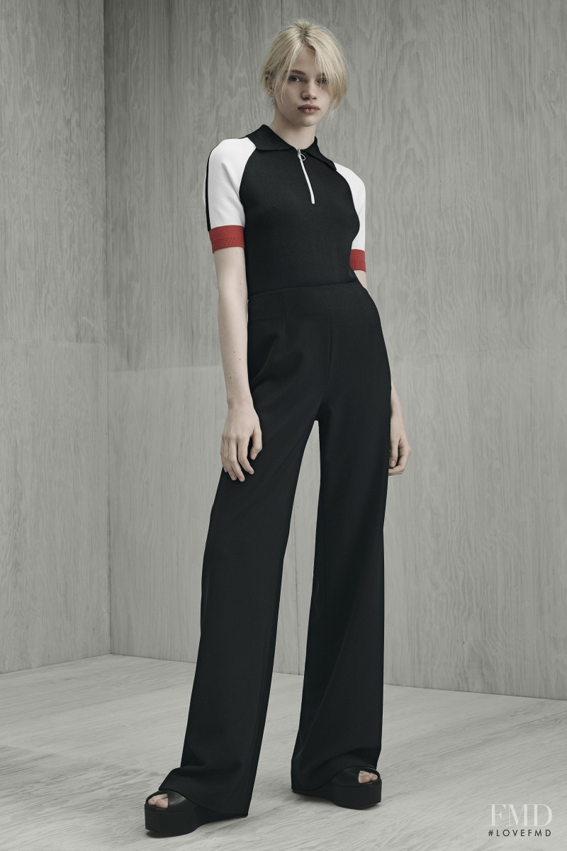 Stella Lucia featured in  the T by Alexander Wang fashion show for Resort 2016