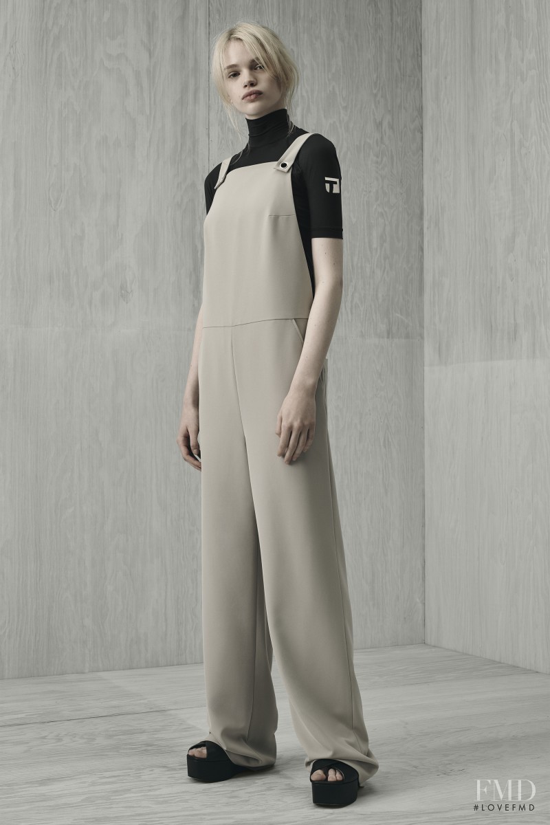 Stella Lucia featured in  the T by Alexander Wang fashion show for Resort 2016