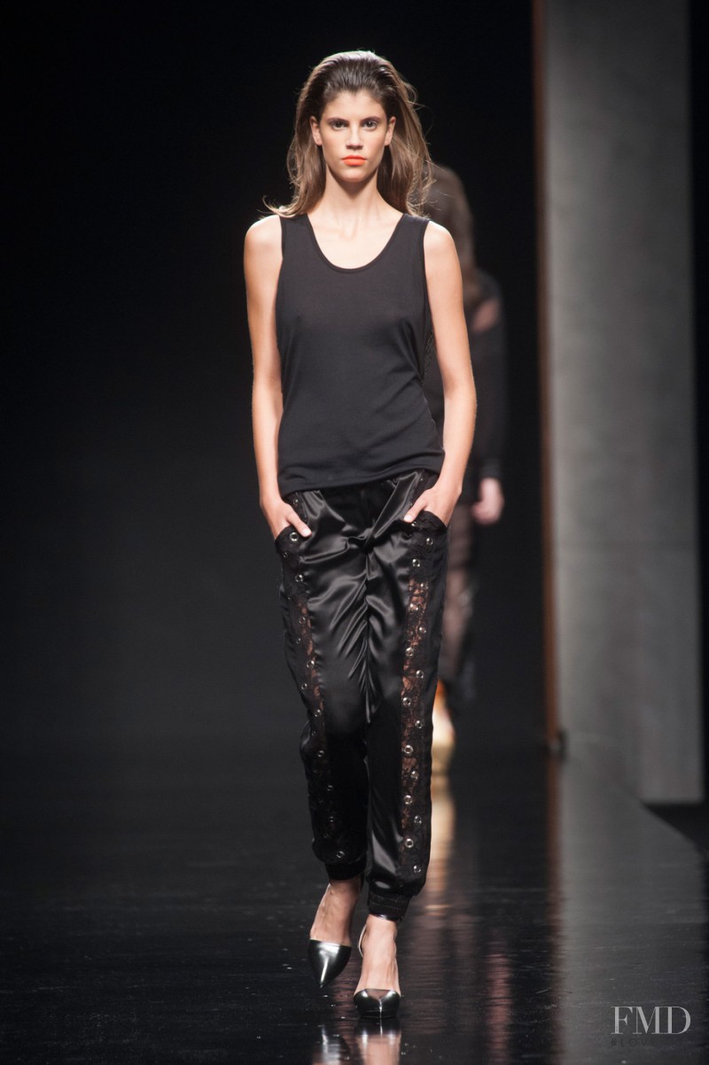 Antonina Petkovic featured in  the John Richmond fashion show for Spring/Summer 2014